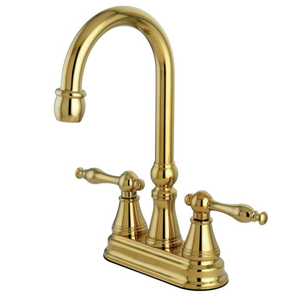 Bar Faucet, Polished Brass